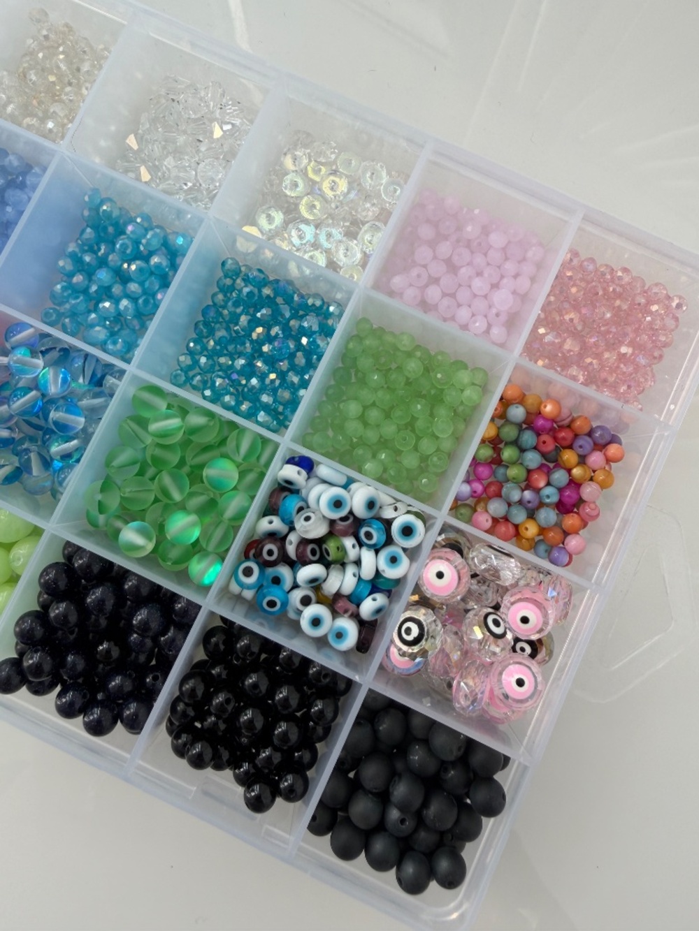 Assorted Craft Beads – 24 Types - Picture 3 of 9